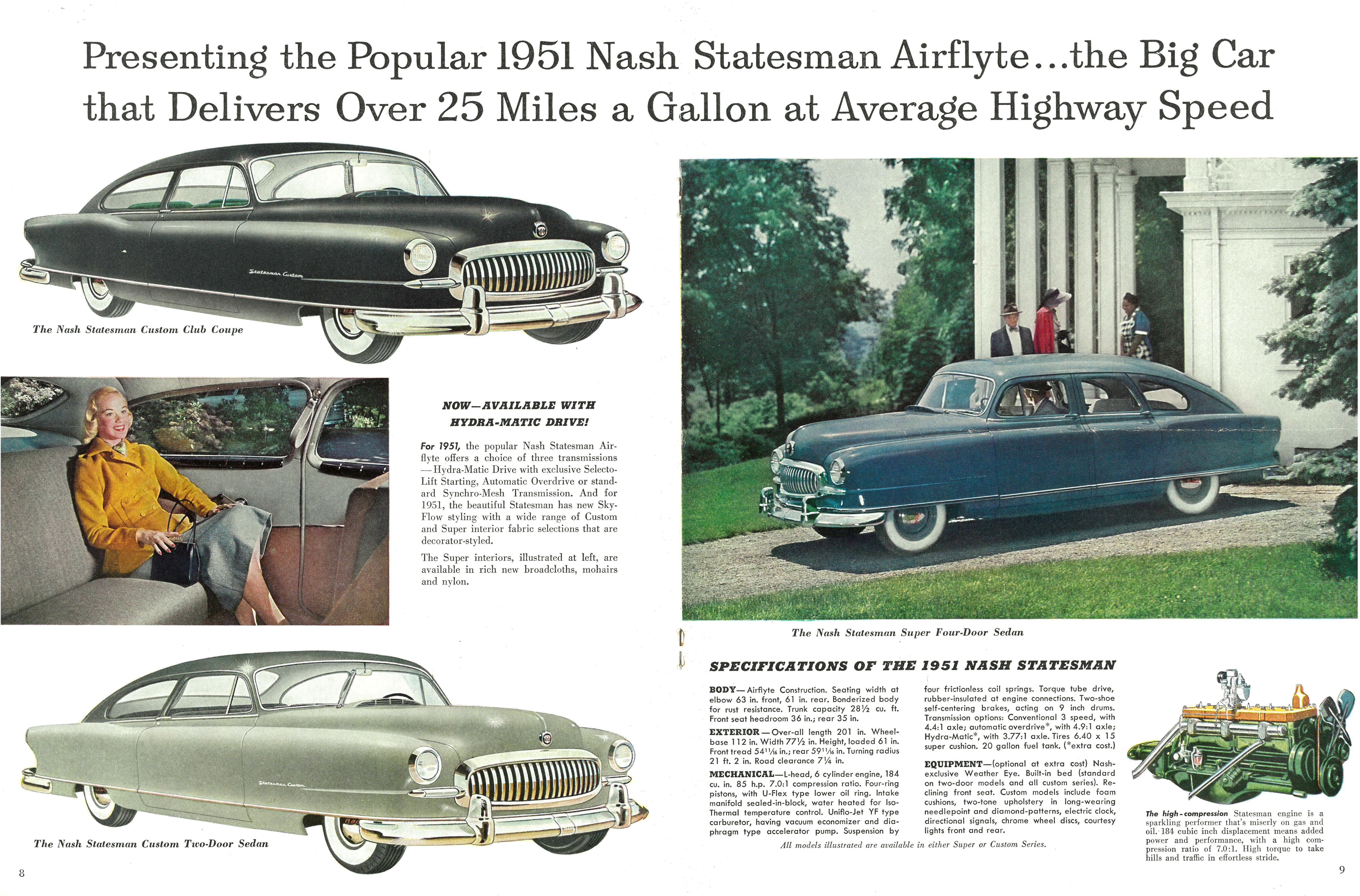 1951 Nash Brochure